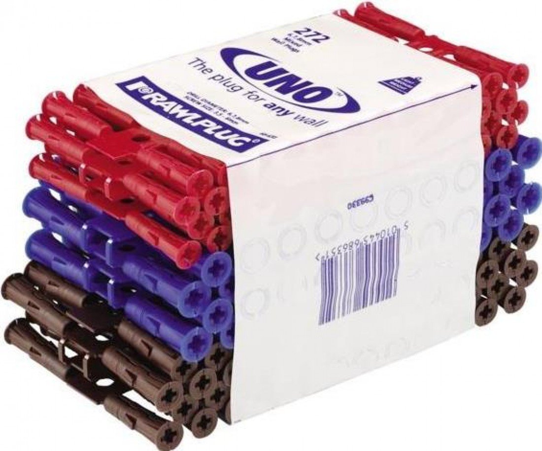 Rawlplug 68636 Uno Plug (272 pieces)