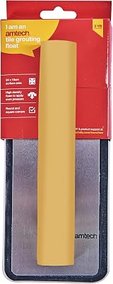 Amtech Tile Grout Float Dual Edges 240x100mm High Density Foam Pad Aluminium view 2