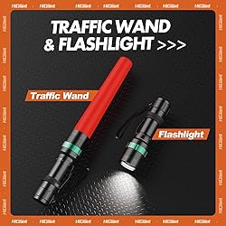 HiGiant Two Pack 11 inches Traffic Wand, Traffic