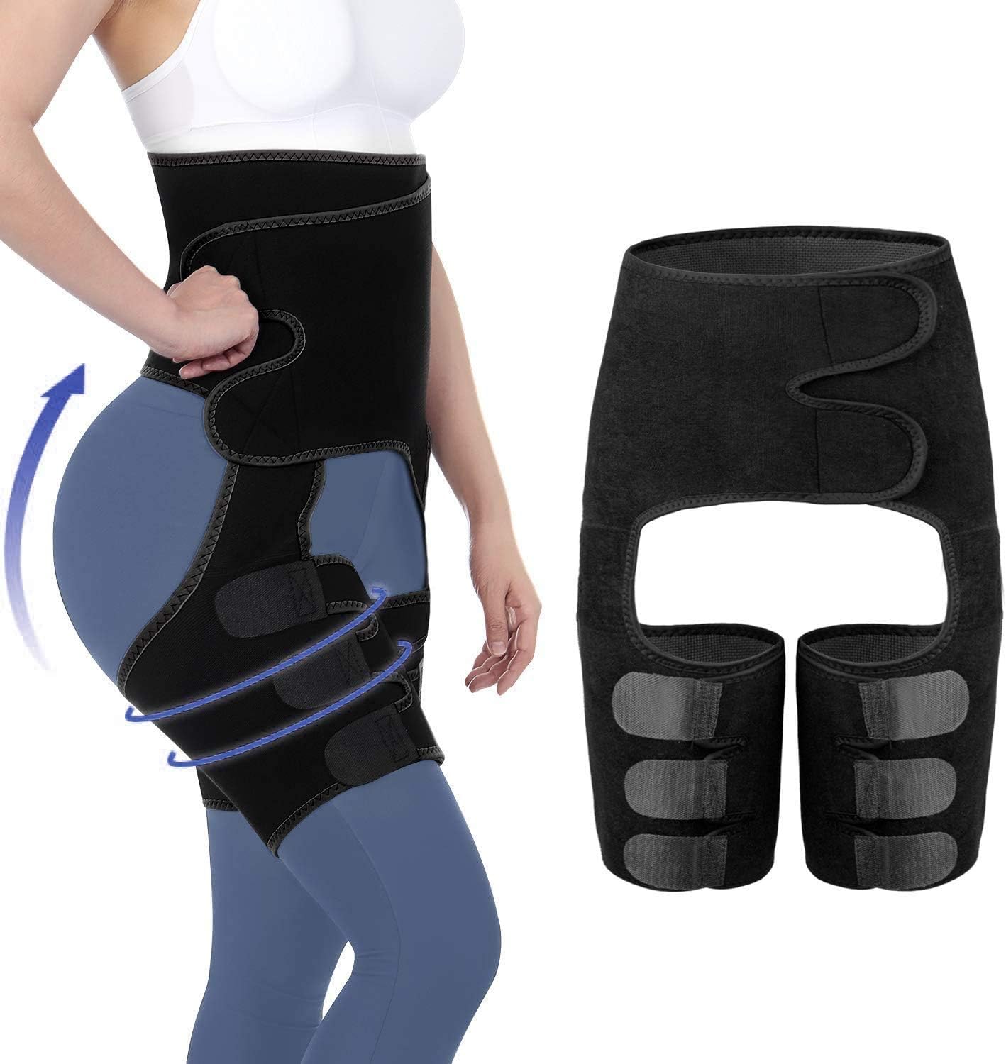 high waist compression thigh trimmer