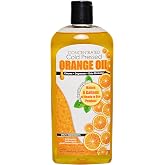 Cold Pressed Orange Oil Concentrate |12-ounce Professional Grade All-Purpose Citrus Cleaner, Degreaser &amp; Pet Odor Eliminator Blend | Dilutes to 6 Gallons of Finished Product | Home and Outdoor Use