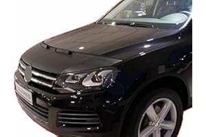AUTO-BRA HOOD BRA Front End Nose Mask Compatible with VW Volkswagen Touareg 2010-2018 Bonnet Bra STONEGUARD PROTECTOR TUNING