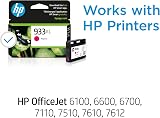 HP 933XL Magenta Ink Cartridge CN055AN Original for OfficeJet 6700 Premium view 2