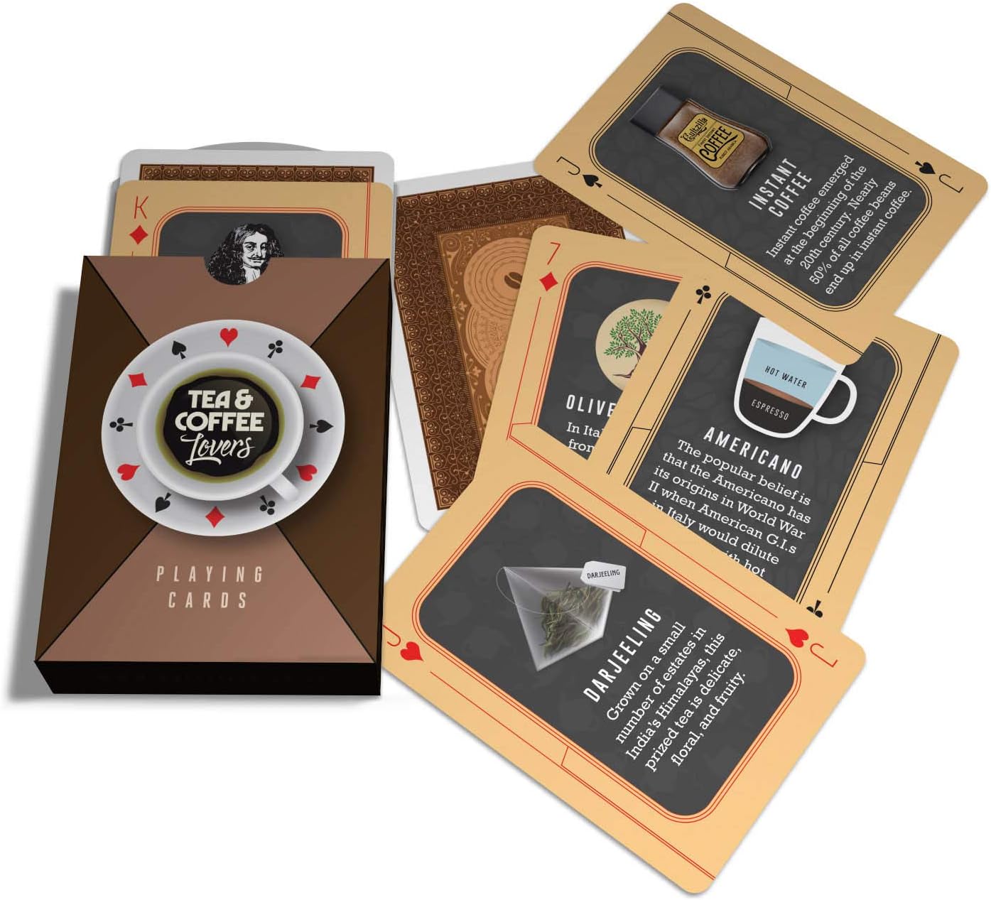 Cultzilla Tea & Coffee Lovers Playing Cards