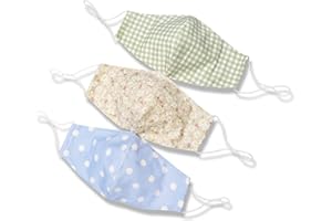 HOPE LOVE SHINE Face Mask Adjustable Filter Pocket Reusable Breathable Washable Cloth Mask Face Masks for Women Men - 3 Pack