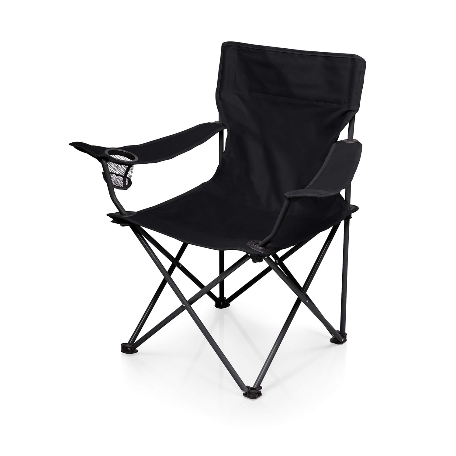 ONIVA - a Picnic Time Brand PTZ Portable Folding Camp Chair, Black