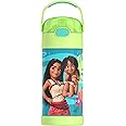 THERMOS FUNTAINER Water Bottle with Straw - 12 Ounce - Kids Stainless Steel Vacuum Insulated Water Bottle with Lid, Moana 2