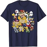 Nintendo Super Mario Bowser Enemy Group Shot T-Shirt