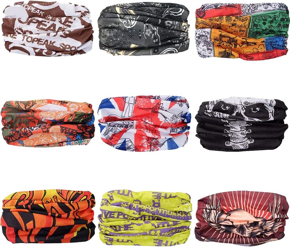 Ambielly Sport Headwear Bandana - Wind Dust Proof Neck Gaiter, Face Mask Washable - Cold Weather Balaclava - Headwrap