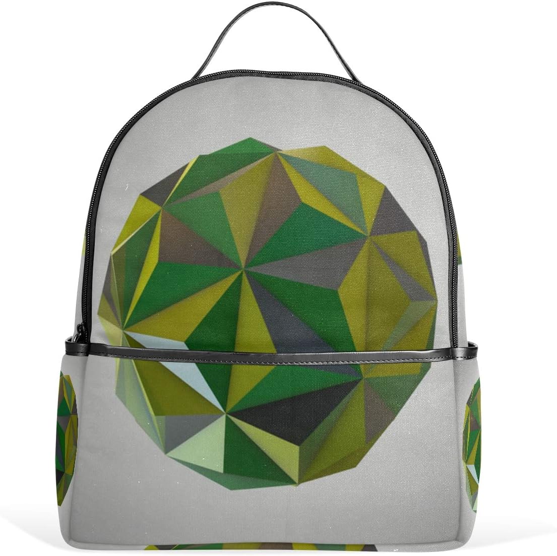 School Backpack Obj Abstract Soccer Ball Kids Backpack Elementary School Bags for Student