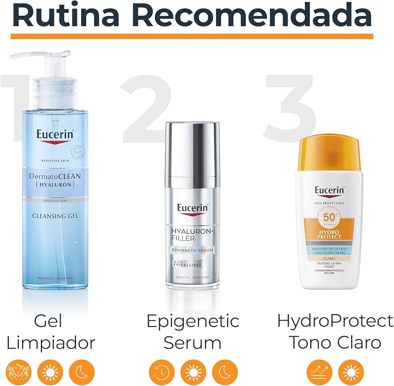Sun Face Hydro Protect Ultra-Light Fluid FPS50+ con tono claro (50 ml), crema facial solar con filtros UVA/UVB, protección solar 50+ en fluido extraligero, crema de sol color — foto 8 de 8