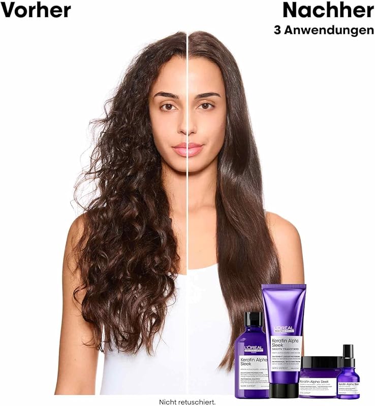 L'Oréal Professionnel Keratin Alpha Sleek Smooth Transformer, 200ml