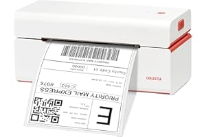 ORGSTA USB Shipping Label Printer - T001 4x6 Thermal Label Printer for Small Business, High Speed Label Printers for Shipping Package, Used for Ebay, Amazon, Shopify, Etsy, USPS, FedEx(USB Only)