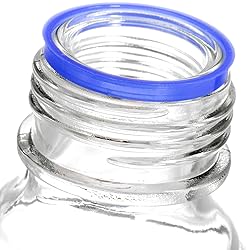 Yopay 10 Pack Media Storage Bottles with GL45 Blue