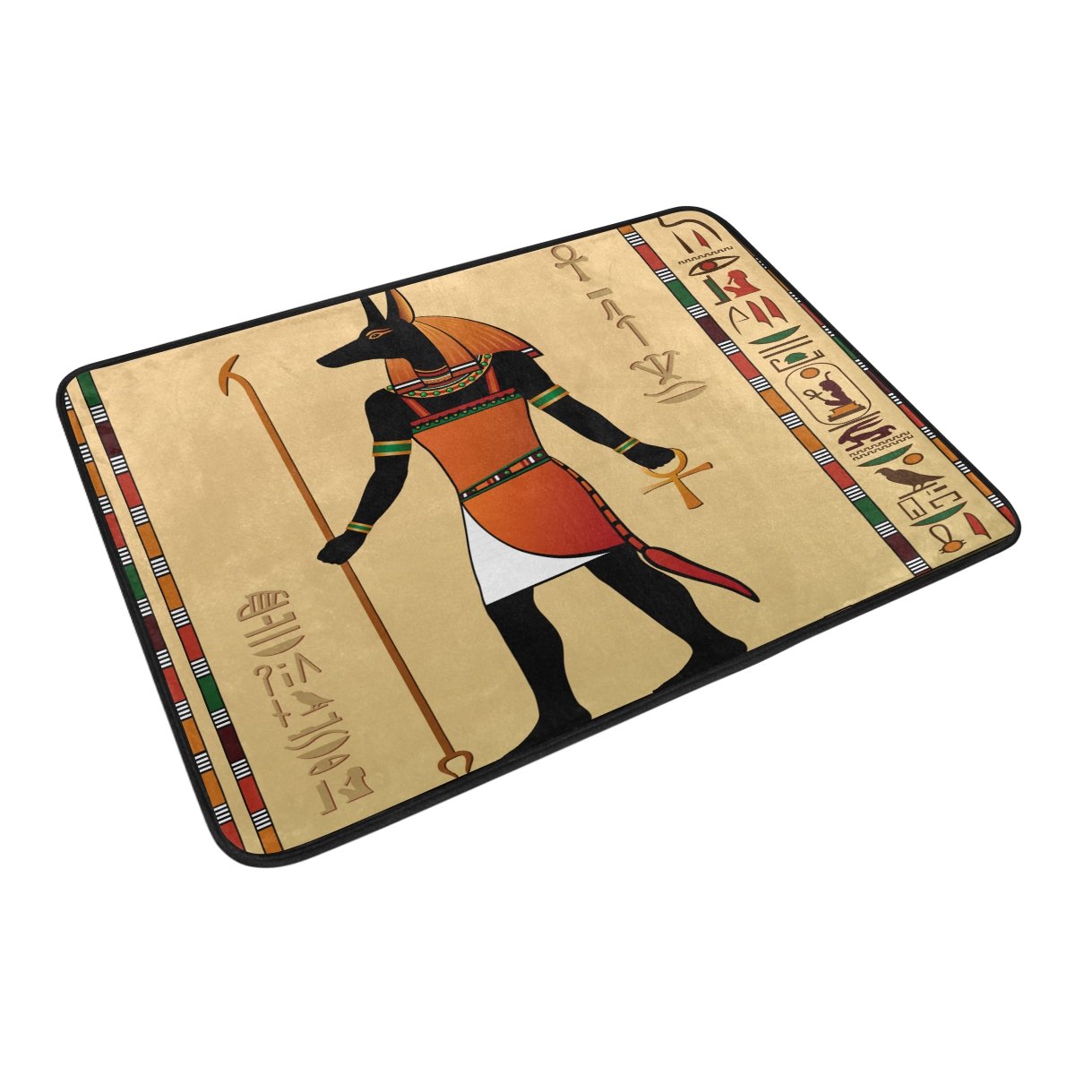 Egyptian Decor Nonslip Doormat Floor Door Entrance Mat Indoor Outdoor