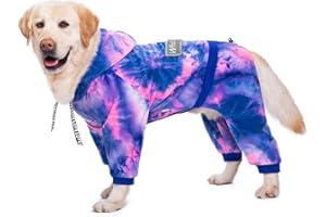 Dog Hoodies Winter Coat for Large Medium Dogs, Pullover 4 Legs Dog Warm Coat Hooded Sweatshirt, Dog Fleece Hoodie Coat for Wi