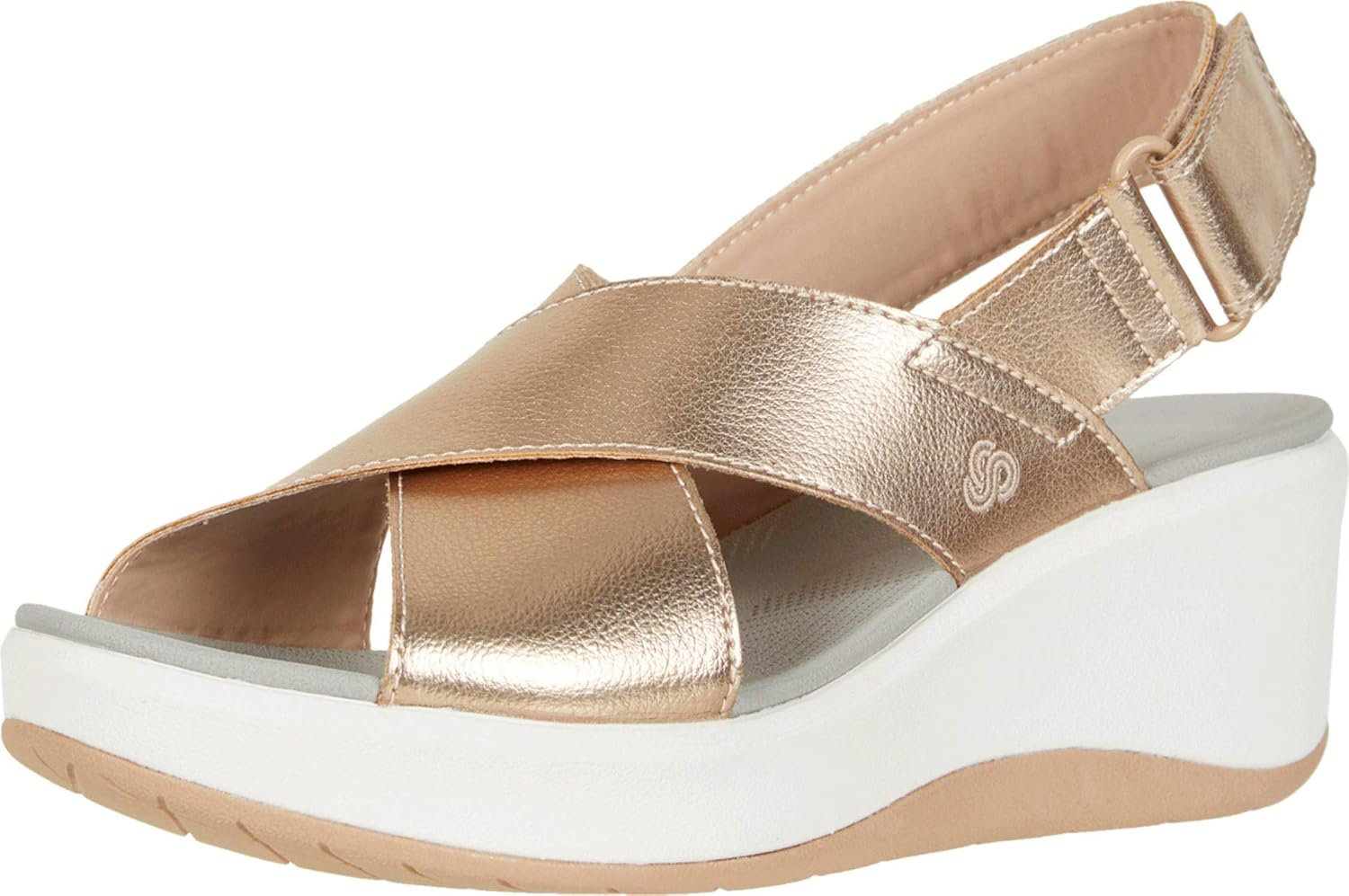 clarks step cali cove rose gold