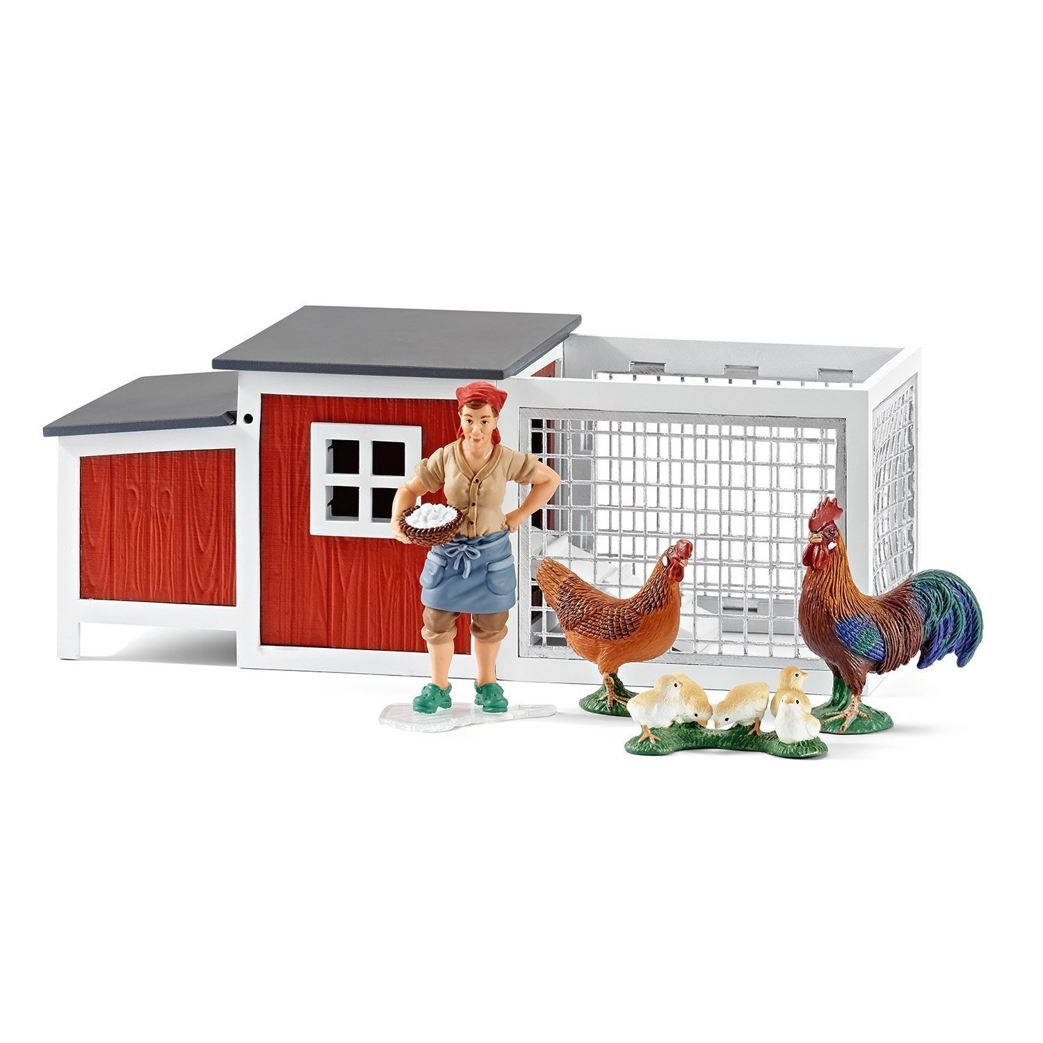 Schleich North America Chicken Coop Playset 689993648606 eBay