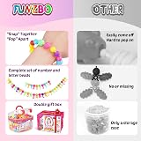 FunzBo Kids Jewelry Making Kit 520 Beads Jewelry Craft Set for Girls view 6