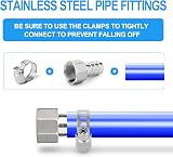 ERGAOBOY 2 Pcs 304 Stainless Steel Hose Barb Fittings 25mm to 1 inch BSP Female view 6