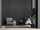 Fuse Acoustic Charcoal Oak Wooden Wall Panel 2400x600 mm MDF Slats 35x12mm view 2