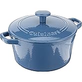 Cuisinart 3 Qt Casserole, Covered, Enameled Provencial Blue