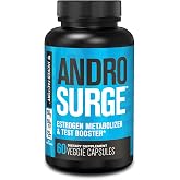 Jacked Factory Androsurge Estrogen Blocker for Men - Natural Testosterone Booster for Men &amp; Estrogen Metabolizer with Tongkat Ali, DIM, Long Jack &amp; More - Test Booster &amp; Muscle Builder - 60 Count