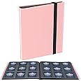 Card Binder, 360 Pockets Upgraded Trading Card Binders, Cards Collection Binder 9 Pocket, Side Loading Yugioh Binder Book Holder for MTG, TCG, Sport, Football, Baseball Collector Cards - Pink