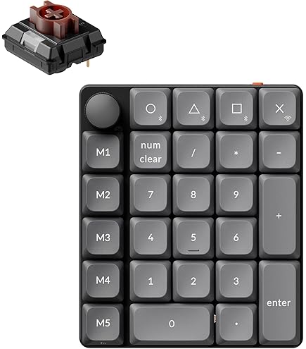 Amazon.com: Keychron Q0 Max Wireless Custom Mechanical Numpad, 2.4