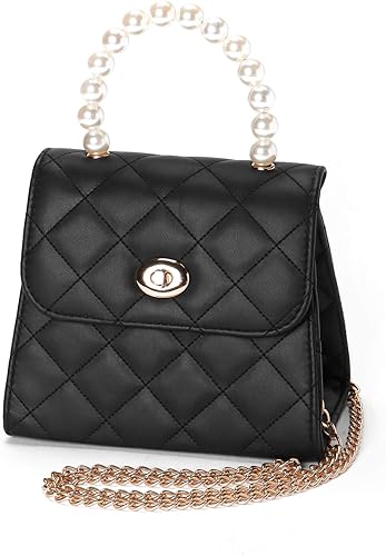 Amazon マジェスティックレゴン Majestic Legon パールハンドルキルティングバッグ ブラック Majestic Legon マジェスティックレゴン ハンドバッグ