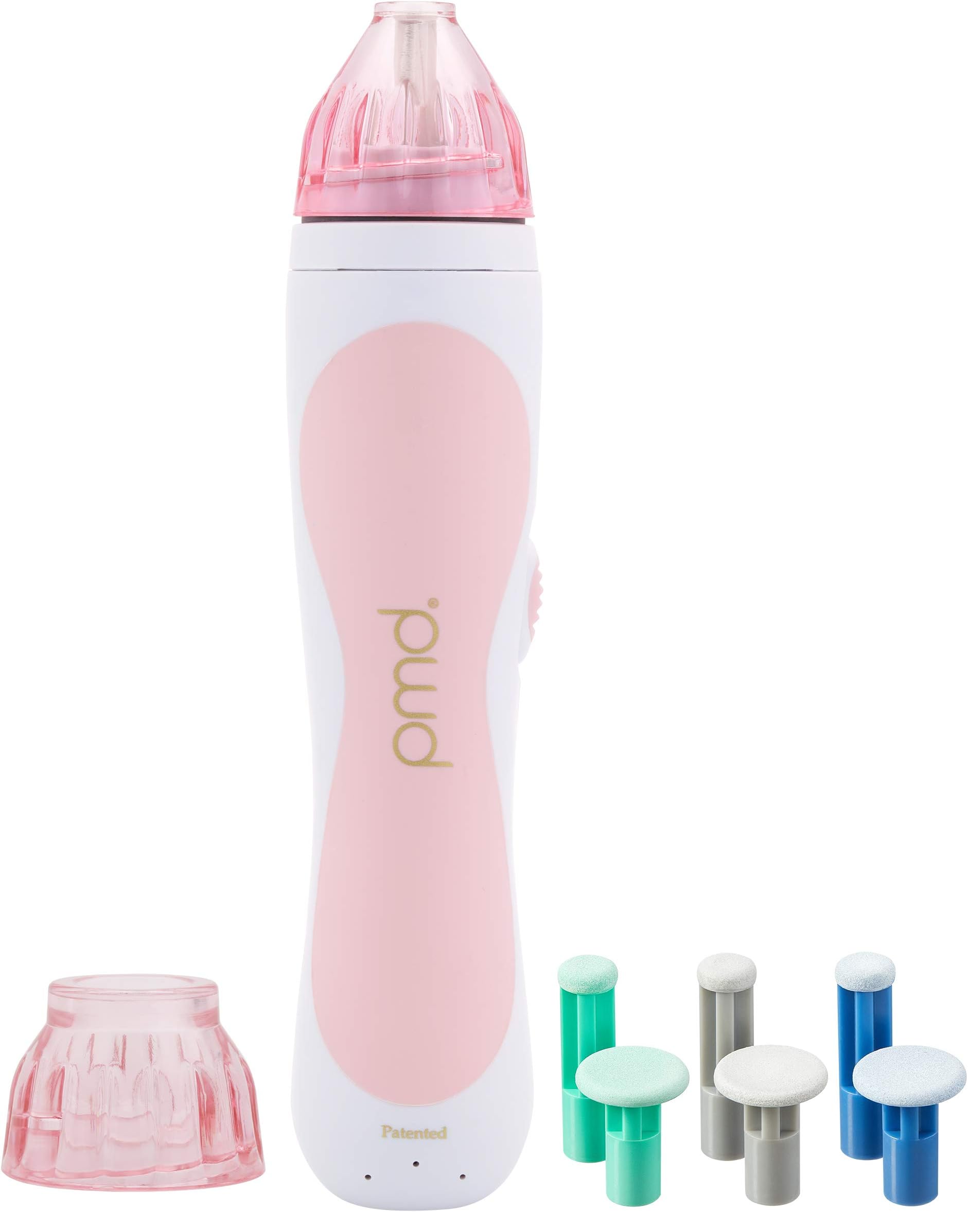 PMD Personal Microderm Classic - At-Home Microdermabrasion Machine with Kit for Face & Body - Exfoliating Crystals and Vacuum Suction for Fresh and Radiant Skin - Blush