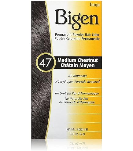 Amazon.com : Bigen Powder Hair Color #46 Light Chestnut 0.21oz (3