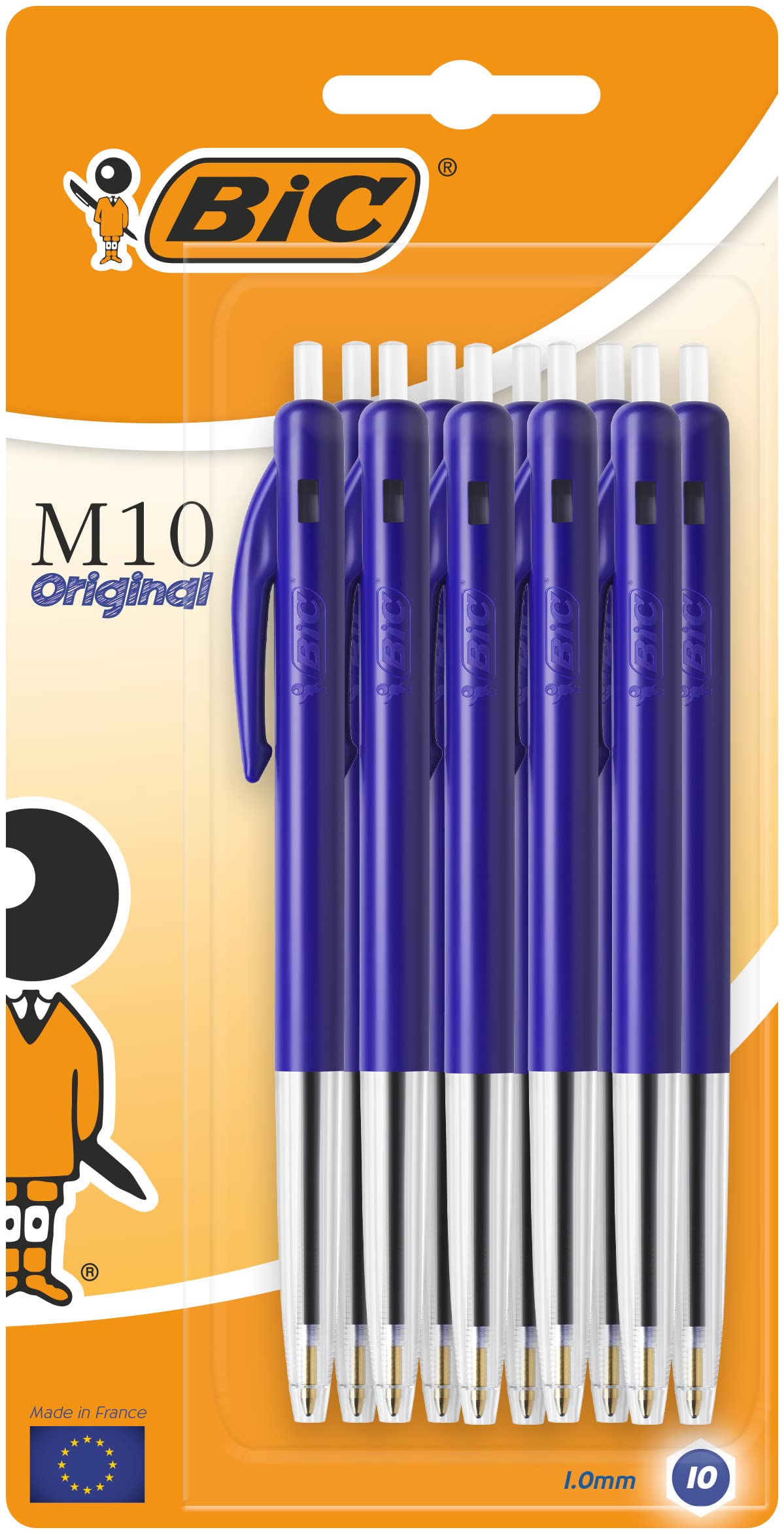 BIC M10 Medium Ballpoint Pens - 1 Pack of 10 - Blue — image 1