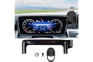 FIILINES Car Phone Holder for 2023-2026 Mercedes Benz GLC/2022-2026 C-Class 12.3-Inch Digital Instrument Cluster Screen Fixed