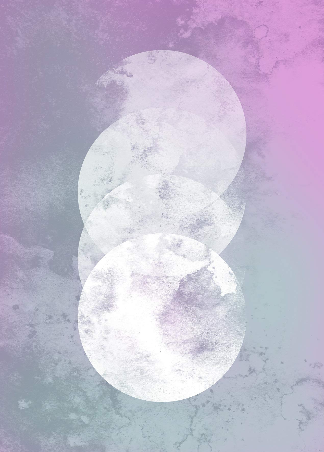 Komar Wall Picture | Tessera Noctis | Poster Picture Living Room Bedroom Decoration Art Print | No Frame | P094C-50x70 | Size: 50x70 cm (Width x Height)