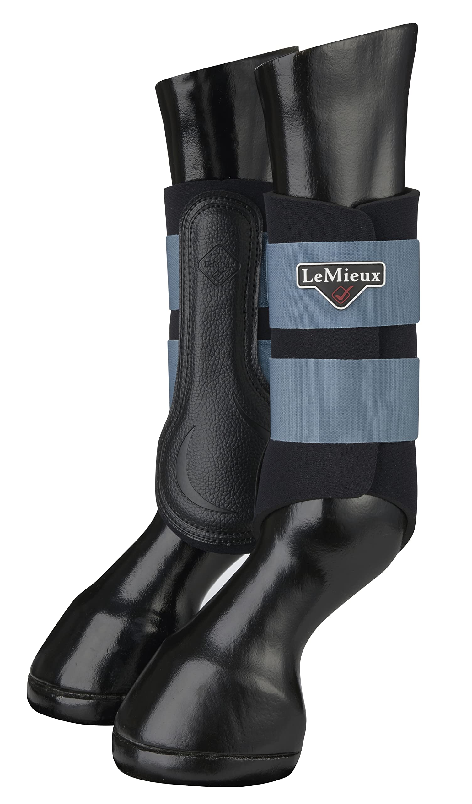 LeMieux Grafter Brushing Horse Boots - Protective Gear and Training Equipment - Equine Boots, Wraps & Accessories (Ice Blue/X-Large) — image 1