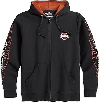 harley davidson flame hoodie