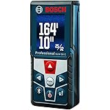 BOSCH Blaze GLM50C Bluetooth Enabled 165ft Laser Distance Measure with Color Backlit Display