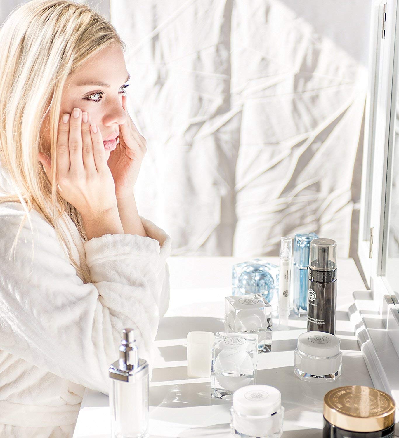 Forever Flawless Diamond Infused Facial Cleanser – Anti-Aging, Hydrating Face Wash with Vitamins A & E and Antioxidants – Gentle Daily Cleanser for All Skin Types, Men & Women (2.03 fl oz)