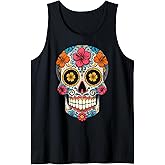Sugar Skull Calavera Halloween Tank Top