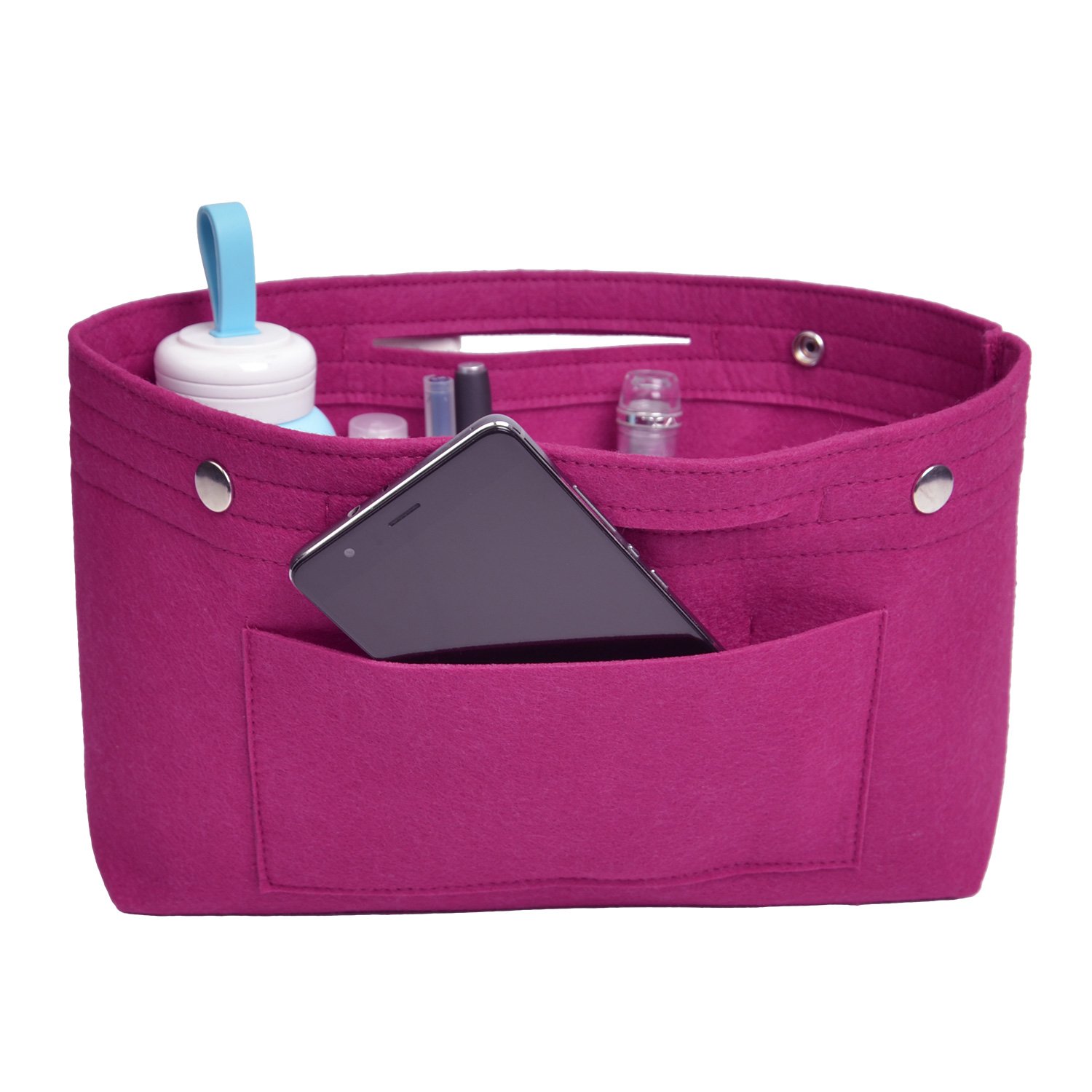 NOTAG Handbag Organiser Handbags Organizer Multiple Pockets Bag Organizer (S, Pink), Rose(w), S