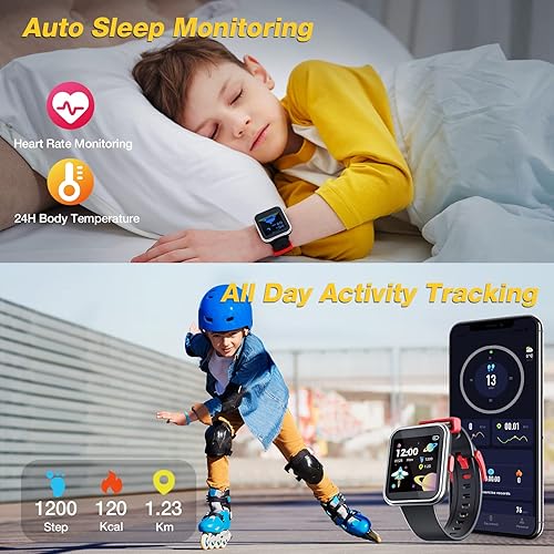 Byserten Kids Fitness Activity Tracker Watch, Birthday Gifts for