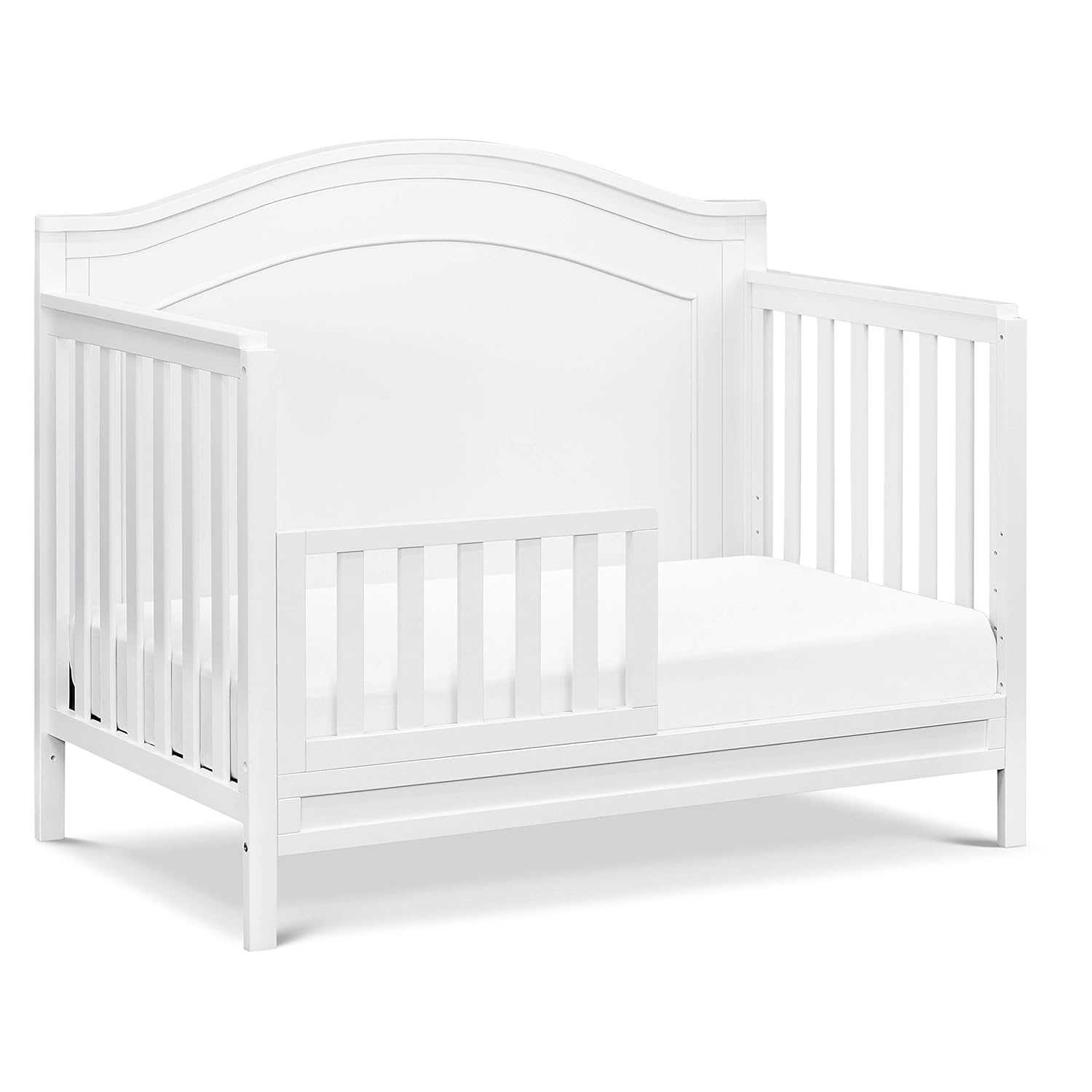 DaVinci Charlie 4-in-1 Convertible Crib in White, Greenguard Gold Certified : Baby