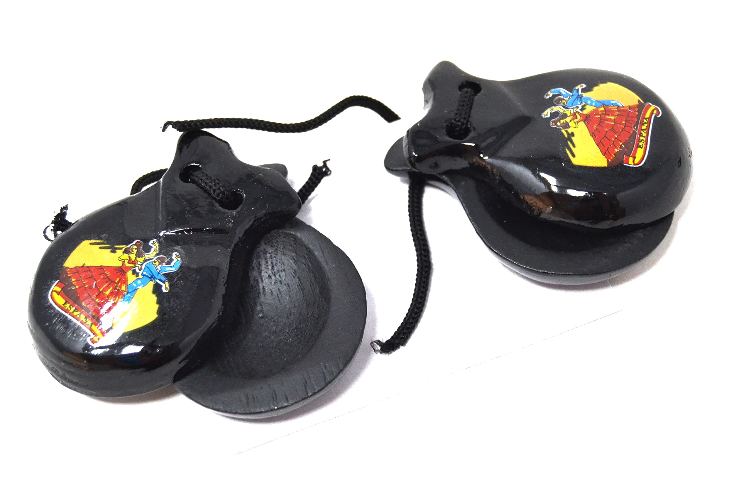 Spanish Chestnut Black for Children Children Castanets