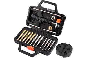 Boosteady Punch Set,Brass Punch Set and Roll Pin Punch Set Made of Solid Material Including Steel Pin Punch Set and Bench Blo