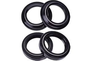 YS-TM 33-45-8/10.5mm Fork Oil Seal & Dust Seal Kit XV250 Route 66 V-Star 250 Virago 250 XV250 1988-2015, TW200 2005-2006, YZ80 1983-1992 for Suzuki TS185 1980-2015