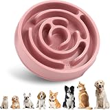 SUOXU Slow Feeder Dog Bowl Non Slip Puzzle Bowl for Small Medium Dogs