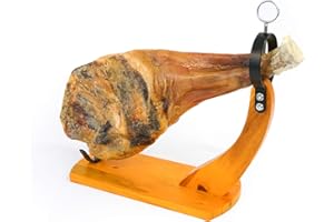 CARMEN & LOLA EAT ESPAÑA! Serrano Ham Shoulder by Fermin (10-12 lbs) / FREE HAM HOLDER + CARVING KNIFE + EXCLUSIVE BREATHABLE HAM COVER
