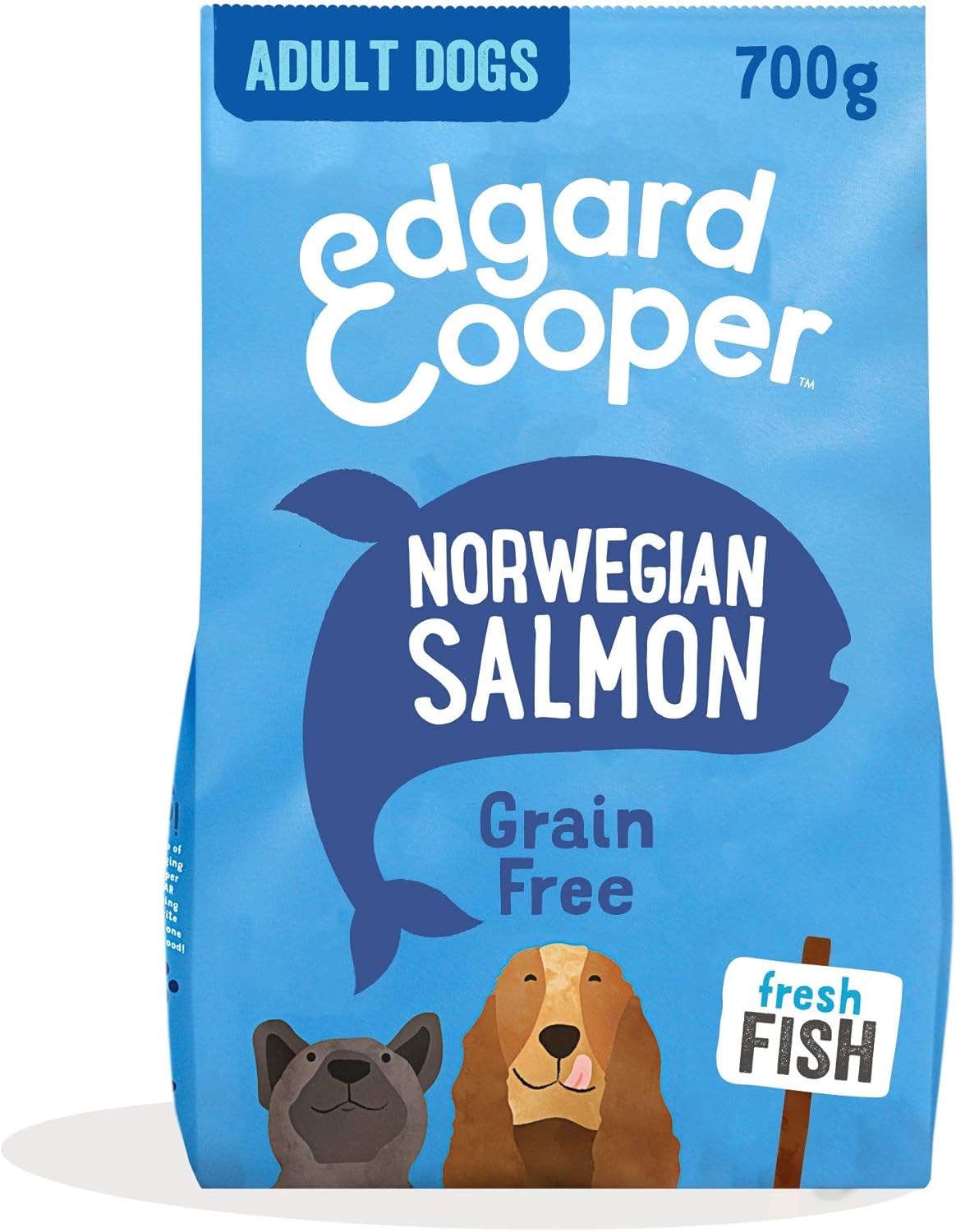 Edgard & Cooper Yummy Norwegian Salmon Dry Food with Beetroot, Apple, Mango and Blackcurrant for Adult Dogs