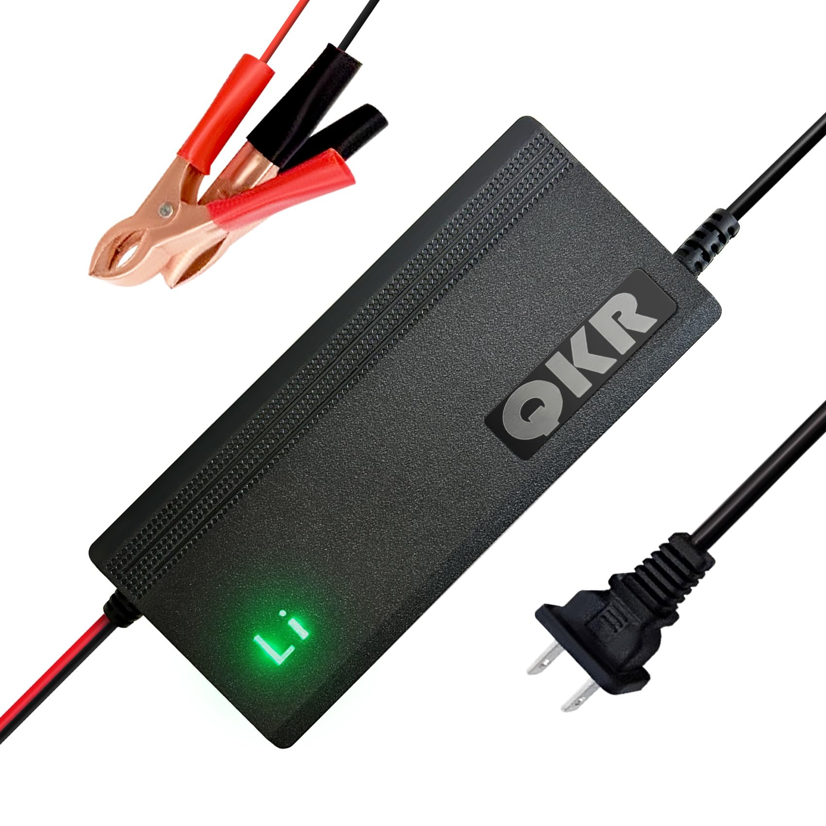 Photo 1 of 12V Lithium Battery Charger 14.6V 10A LiFePO4 Battery Charger for 12V Lithium Iron Phosphate Battery, Built-in Safety Protections, Support 0V Charging, Fast Charging, Smart Charger with LED Indicator